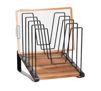 Organizzatore File Inclinato Per Scrivania | Archivio Verticale Inclinato per Cartelle - Supporto Per L'Organizzazione Dei File,Adatto A Uomini Donne Studenti Casa Studio Ufficio Scuola Aula Scrivania