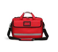 Organizzatore For Borsa Da Viaggio For Medicinali, Borsa Medica Vuota, Organizzatore For Flaconi Di Medicinali For La Casa, Ampio Contenitore For Medicinali,Esterni,Casa(Red)