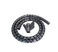 Organizzatore for cavi a spirale da 10 metri, nero, 8-22 mm(12mm inside diameter)