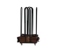 Organizzatore For Grucce Impilabile Con Ruote, Supporto Girevole 4 In 1, Può Contenere 80-140 Grucce, For Armadio, Negozio Al Dettaglio E Lavanderia, Salvaspazio.(Black)