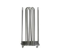 Organizzatore For Grucce Impilabile Con Ruote, Supporto Girevole 4 In 1, Può Contenere 80-140 Grucce, For Armadio, Negozio Al Dettaglio E Lavanderia, Salvaspazio.(Silver)