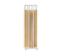 Organizzatore For Grucce Impilabile Con Ruote, Supporto Girevole 4 In 1, Può Contenere Fino A 190 Grucce, For Armadi, Negozi E Lavanderia, Salvaspazio(White)