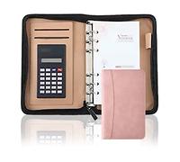 Organizzatore for portfolio, portadocumenti professionale con portablocco, raccoglitore in similpelle, curriculum, blocco for appunti, ideale for conferenze in ufficio
