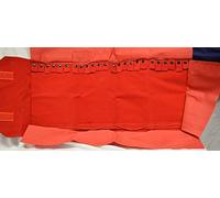 Organizzatore gioielli rotolo roll porta collane, bracciali velluto rosso