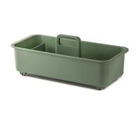 Snips Sottolavello Verde, Organizer Cucina, Porta Detersivi Salvaspazio, Cestello con Ruote e Maniglia, 45,3 x 20,8 x 17,5 cm, Made in Italy