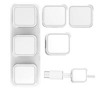 Organizzatore Magnetico per Cavi - 6 Pezzi Di Fermacavi Adesivi Per La Gestione Dei Fili - Portacavi - Per La Gestione Dei Cavi In Casa Scrivania Comodino Tavolo Camera Da Soggiorno