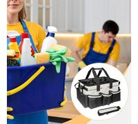 Organizzatore per attrezzi per la pulizia, borsa per la pulizia, tracolle,
