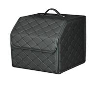 Organizzatore per Auto per Audi Q7 Five Seats 2006, Stoccaggio Scatola Pelle Portaoggetti Organizzatore Baule Borse Auto Accessori,Black-S-33X32X30CM