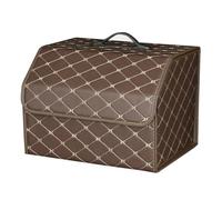 Organizzatore per Auto per Peugeot 308 III SW Kombi 2022-2024, Stoccaggio Scatola Pelle Portaoggetti Organizzatore Baule Borse Auto Accessori,Brown-M-40X32X30CM