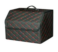 Organizzatore per Auto per Peugeot 308 III SW Kombi 2022-2024, Stoccaggio Scatola Pelle Portaoggetti Organizzatore Baule Borse Auto Accessori,Black-Red-M-40X32X30CM