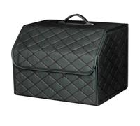 Organizzatore per Auto per Peugeot 508 SW 2018-2023, Stoccaggio Scatola Pelle Portaoggetti Organizzatore Baule Borse Auto Accessori,Black-M-40X32X30CM