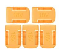 Organizzatore per batterie, supporto per batterie Dewalt in plastica ABS gialla per un comodo montaggio negli spazi di lavoro, buona qualità, buona