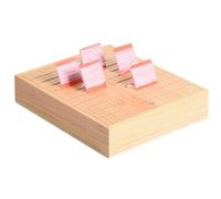 Organizzatore per bobine - Custodia per cucire in plastica, contenitore per fili | Scaffale per bobine di legno 10 slot lunghi, ciotola compatta per bobine, soluzione di stoccaggio del filo da cucito