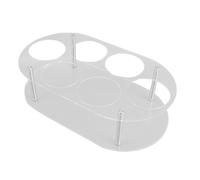 Organizzatore per Bottiglie D'acqua con Design Stabile per Portaoggetti in Acrilico Cup per Piano di Lavoro della (Trasparente)