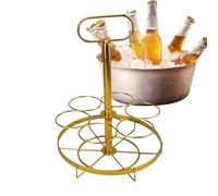 Organizzatore per bottiglie d'acqua, organizer dorato per bevande per dispensa, organizer salvaspazio per lattine, supporto per conservare bevande, frigorifero, bar, ristoranti, discoteche, feste da
