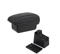 Organizzatore per Bracciolo Auto Scatola Portaoggetti per Console Centrale Interno con USB per per Dacia Logan Scatola Portaoggetti per Console Centrale