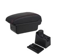 Organizzatore per Bracciolo Auto Scatola Portaoggetti per Console Centrale Interno con USB per per Dacia Logan Scatola Portaoggetti per Console Centrale