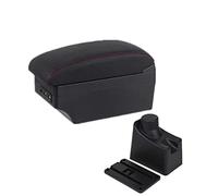 Organizzatore per Bracciolo Auto Scatola Portaoggetti per Console Centrale Interno con USB per per Dacia Logan Scatola Portaoggetti per Console Centrale