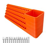 Organizzatore per Cacciaviti - Scatola Portapunte - Organizzatore per Punte di Cacciaviti a Strati Risparmio Spazio per Cantina, Giardino, Falegnameria, Garage, Meccanico, Officina, Casa, Costruzione