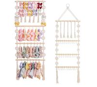 Organizzatore Per Capelli Per Capelli - Rack Per Organizzatore A Prua Da 96x35 Cm | Elegante Supporto Per La Fascia | Gancio Di Prua Per Capelli | Graffio Intrecciato Montato A Parete, Arredamento A P