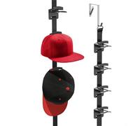 Organizzatore per Cappelli da Porta,Appendini Doppi Per Esposizione E Conservazione,Appendiabiti per Cappellini Oltre la Porta | per Camera da Soggiorno Guardaroba Casa Ufficio Interni Garage