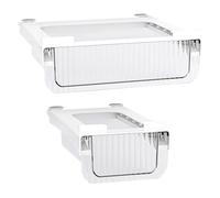 Organizzatore per cassetti da neve - 10 pezzi contenitori per frutta | Scatole per frigoriferi espandibili | Contenitori impilabili | Frutta Verdura Uova Bevande Siste