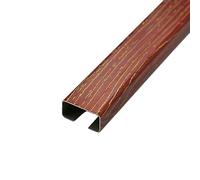 Organizzatore per cavi da parete, Copricavo for canalina for parete e pavimento, confezione da 2, 1 m ciascuno(Golden Brown,15 * 10)