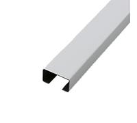 Organizzatore per cavi da parete, Copricavo for canalina for parete e pavimento, confezione da 2, 1 m ciascuno(Silver,20 * 10)