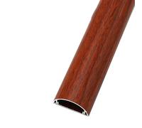 Organizzatore per cavi da parete, Copricavo semicircolare autoadesivo for canalina da parete, pavimento, confezione 2 pezzi 1 m(Red,5#)