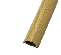 Organizzatore per cavi da parete, Copricavo semicircolare autoadesivo for canalina da parete, pavimento, confezione 2 pezzi 1 m(Yellow,2#)