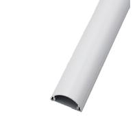 Organizzatore per cavi da parete, Copricavo semicircolare autoadesivo for canalina da parete, pavimento, confezione 2 pezzi 1 m(White a,5#)