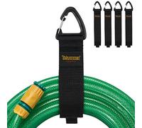 Organizzatore per Cavi, Organizer per Garage (4 pz), Trilancer Cinghie con Fibbia Triangolare da Appendere alle Pareti. per Ordinare Cavi, Fili, Corde, Tubi a Casa, in Garage o in Officina