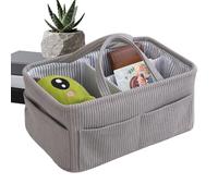 Organizzatore per cestini per pannolini, grande tote con scomparti Organizzatore per fasciatoio per salviette, bottiglia di latte per ragazzi e ragazze, casa, comodino, ufficio, baule per auto