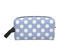 Organizzatore per cosmetici da viaggio Wave Point, grande capacità, portatile, per donne e ragazze, blu