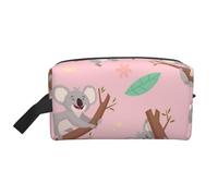 Organizzatore per cosmetici di grande capacità, a forma di koala, simpatico animale selvatico australiano, borsa da viaggio per il trucco da donna