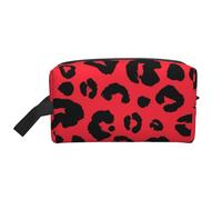 Organizzatore per cosmetici di grande capacità, borsa da viaggio per il trucco da donna, con stampa leopardata, leone, tigre e animali.