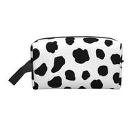 Organizzatore per cosmetici di grande capacità, modello cane dalmata, borsa da viaggio per il trucco da donna