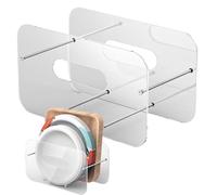 Organizzatore per di carta, dispenser rotondo/quadrato in schiuma e di carta, 17-30 cm, per utensili e posate per casa, cucina, piano di lavoro, dispensa, , feste all'aperto