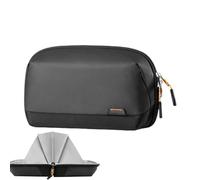 Organizzatore per dispositivi elettronici da viaggio, scatola per cavi,Borsa per dispositivi elettronici con apertura a 180° Custodia da viaggio Tech Organizer - Custodia per batteria, organizer tecno