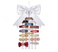 Organizzatore per Fermacapelli a Clip | Supporto Espositivo a Forma di per Fermagli - Organizzatore per Mollette,Per Ragazze, da Parete, Armadio, Camera da, Organizzazione Casa e Decorazione