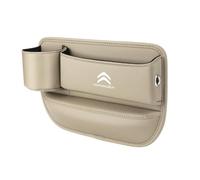 Organizzatore per Fessura Sedile Auto in Pelle Premium per Citroën C3 2002-2009 FC, Contenitore Anti-Caduta per Telefono Chiavi Monete, Tasca Laterale Console,Maindriver-C