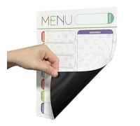 Organizzatore per frigorifero, agenda settimanale magnetica come organizzatore per la spesa | programma settimanale con lista della spesa e pianificatore per l'organizzazione della cucina