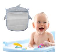 Organizzatore per Giocattoli con Rete da Bagno per Bambini, Contenitore Porta Giochi con 2 Ganci