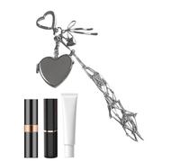 Organizzatore Per Il Lip Gloss,Portachiavi con Specchietto per Custodia Lucidalabbra e Balsamo da Viaggio | Accessorio Compatto Per Trasporto Lipstick | Per Moglie Fidanzata Figlia Sorella Amica