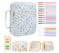 Organizzatore per il trasporto in chiesa - Custodia religiosa portatile, design multi scomparto per portadocumenti, struttura di utilità portatile con tracolla regolabile | Soluzione per la lettura de