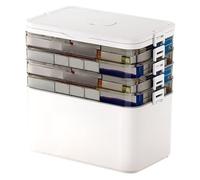 Organizzatore Per La Conservazione Delle Pillole - Scatola Porta Medicinali Trasparente, Custodia Resistente Alla Luce Con Manici, Organizer Portatile | Uso Domestico Nel Dormitorio Studentesco Per Pi