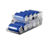 Organizzatore per lattine di soda da frigorifero, dispenser impilabile, contenitore trasparente per bevande, design , materiale durevole per hotel, appartamenti, ristoranti e uso in affitto