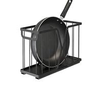 Organizzatore per lavello da cucina - con supporto in acciaio strutturato profilo sottile, meccanismo per cestello di traino, design modulare del vano | per scaffale residenziale ripostiglio zona di
