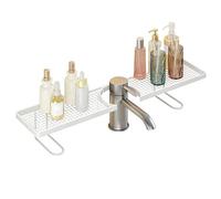 Organizzatore per lavello da cucina - Scaffale per rubinetto verticale in materiale di ferro, supporto per lavello senza trapano | Organizzatore di sapone in spugna da cucina per bagno da appoggio per