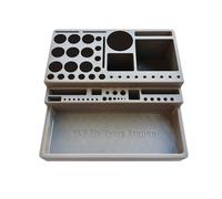 Organizzatore per legare le - Organizer per kit di - Contenitore per ganci e scatola per attrezzatura portatile per principianti e adulti